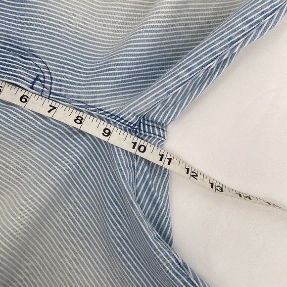 J.Crew Toothpick Womens Railroad Stripe Mid Rise Stretch Denim Jeans Size 31 - Picture 9 of 10